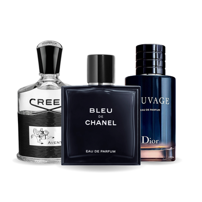 Zestaw: CREED AVENTUS, BLEU DE CHANEL, DIOR SAUVAGE