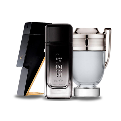 Zestaw: BAD BOY, 212 VIP BLACK, PACO RABANNE INVICTUS