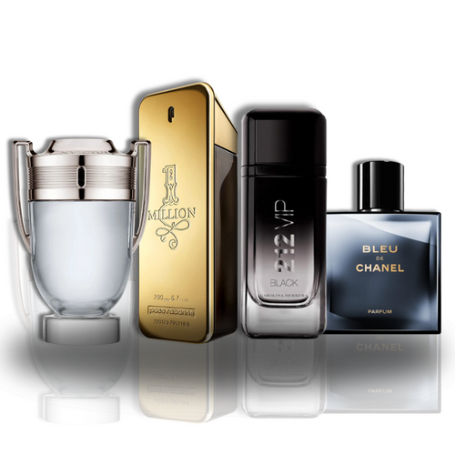 Zestaw: Invictus + One Million + 212 VIP Black + Bleu de Chanel 100ML